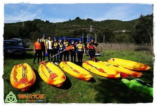 piraguismo kayack por el rio Sil Las Médulas