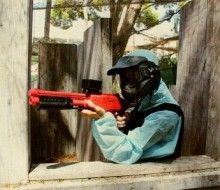 Paintball para niños en Bosc Aventura Salou. Irconniños.com