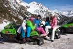 Excursión en motos de nieve biplaza. Irconniños.com