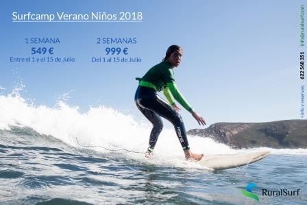 Cursos y Campamentos de surf para menores. Irconniños.com