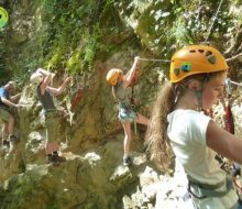 Via ferrata Riera de Salenys. Irconniños.com