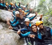 Trekking acuático a las gorgues de Canet D'Adri. Irconniños.com