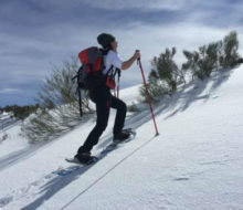 Salida con raquetas por la nieve. Irconniños.com