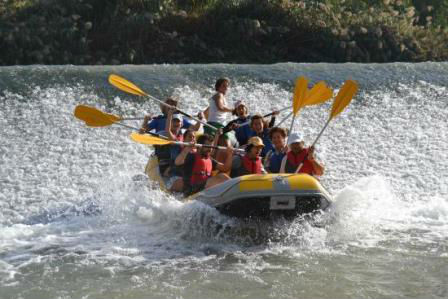 Senderismo, rafting y termalismo en Archena. Irconniños.com