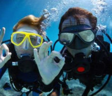 Bautismo de buceo en Mazarrón. Irconniños.com