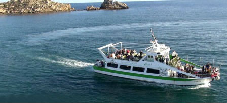 Buceo y paseo en barco por Águilas. Irconniños.com