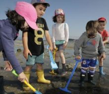 Taller de marisqueo en Cambados, Rías Baixas. Irconniños.com