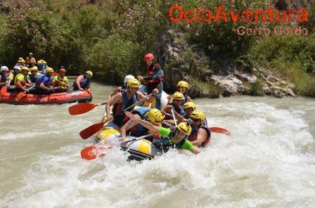 Rafting Andalucía en río Genil. Irconniños.com